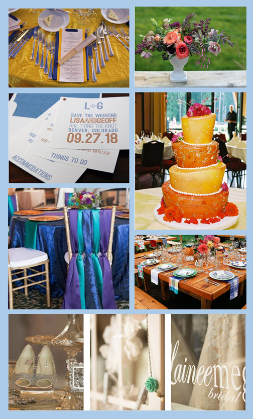 Pantone fashion color report for Spring 2014 wedding inspiration