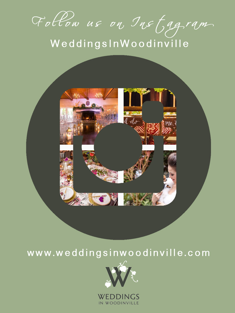 You can now follow Weddings in Woodinville on Instagram
