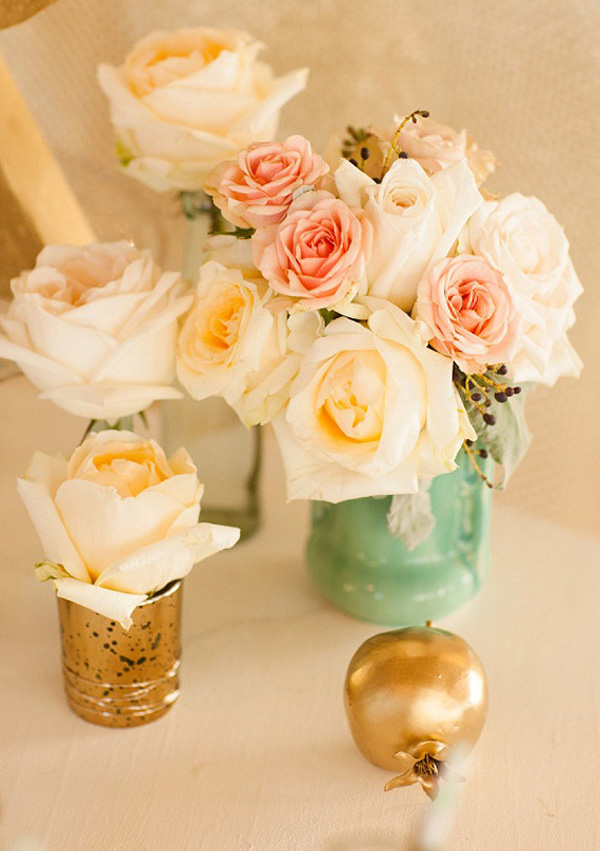 Mint and Gold Wedding Inspiration from Simply by Tamara Nicole